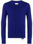 Maison Margiela Crew Neck Sweater - Purple