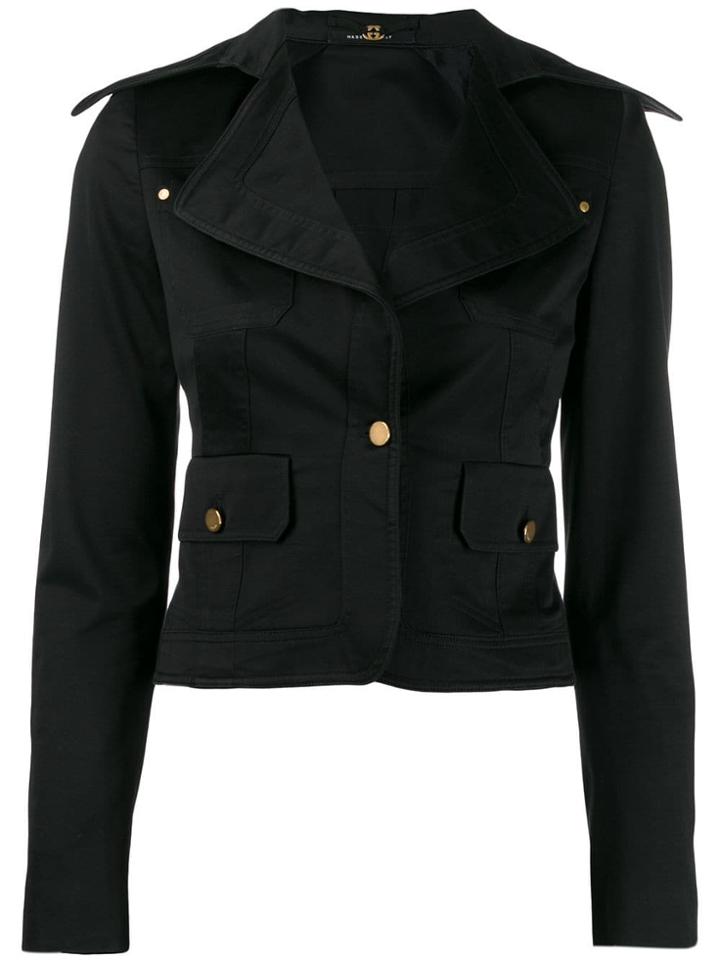 Gucci Pre-owned 1990's Fitted Jacket - Black