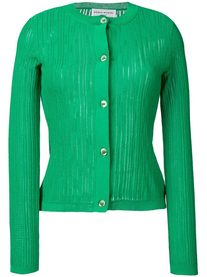 Sonia Rykiel Slim-fit Cardigan - Green