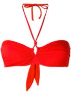 Mc2 Saint Barth - Nancy Bikini Top - Women - Polyamide/spandex/elastane - M, Red, Polyamide/spandex/elastane