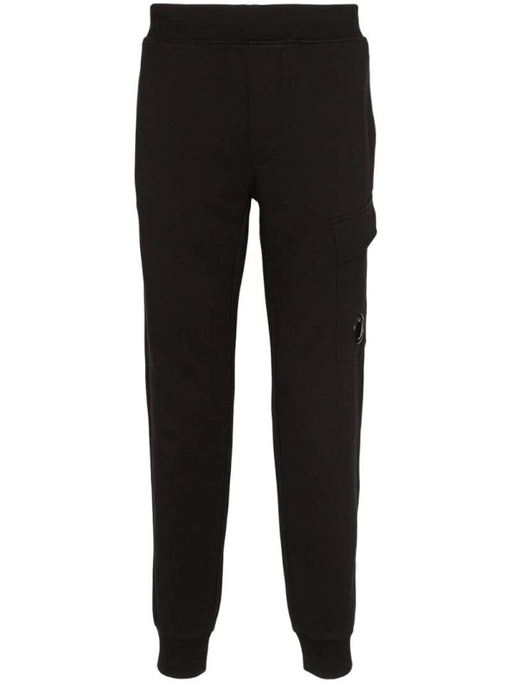 Cp Company Lens Pocket Sweatpants - Black