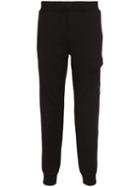 Cp Company Lens Pocket Sweatpants - Black