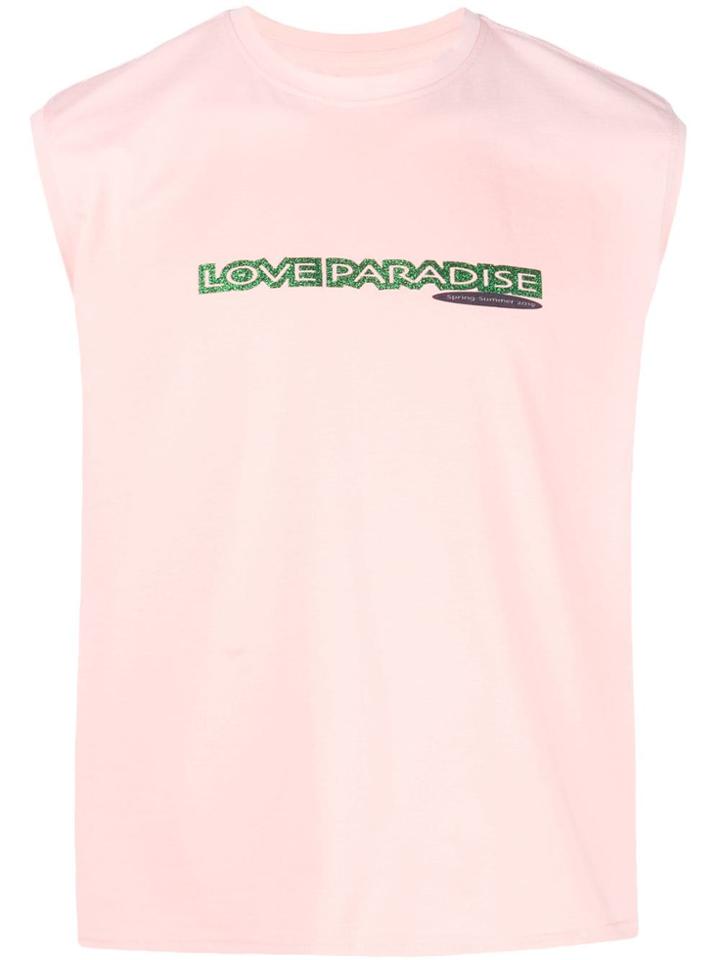 Anton Belinskiy Love Paradise Tank Top - Pink