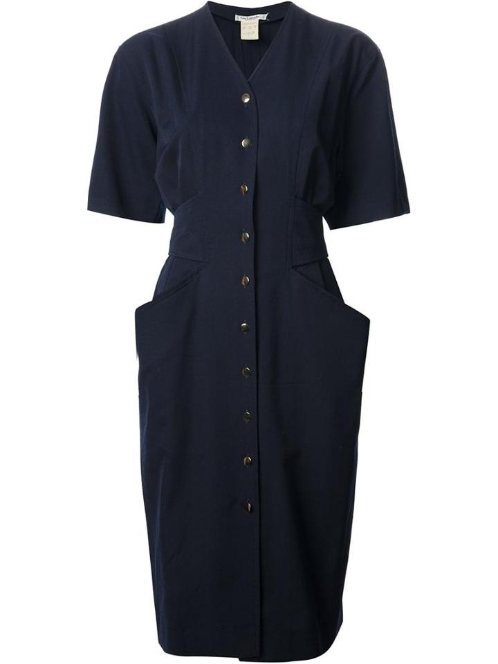 Guy Laroche Vintage Bucket Pocket Dress