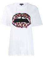 Markus Lupfer Anna Leopard Lip T-shirt - White