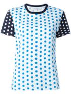 J.w. Anderson Polka Dot T-shirt, Women's, Size: M, White, Cotton