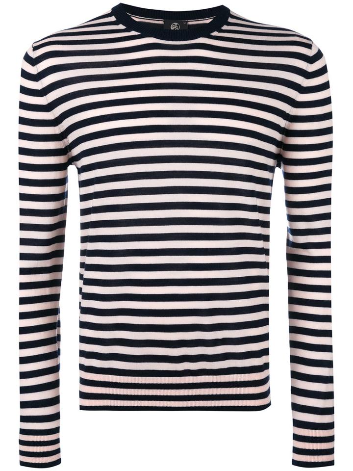 Ps By Paul Smith Striped Jumper, Men's, Size: Xxl, Blue, Merino