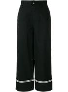 Philosophy Di Lorenzo Serafini Cropped Straight Trousers - Black