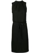 Ann Demeulemeester Belted Midi Dress - Black