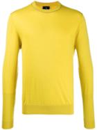 Ps Paul Smith Long Sleeve Knit Jumper - Yellow