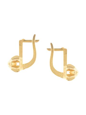 Natia X Lako Hinged Back Earrings - Gold