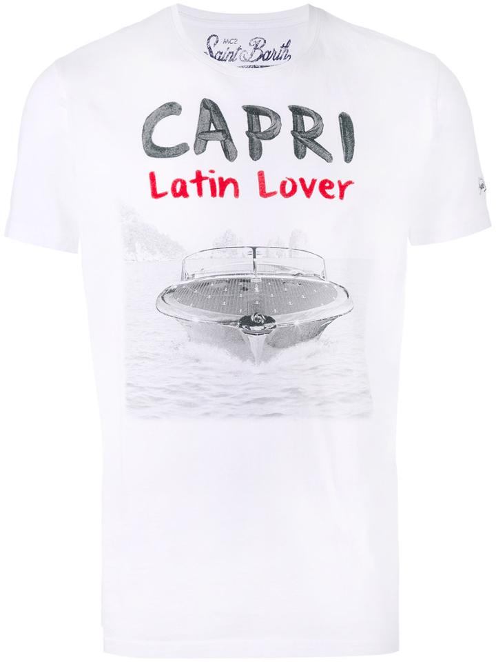 Mc2 Saint Barth - Capri Print T-shirt - Men - Cotton - Xxl, White, Cotton