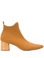 Nanushka Knitted Ankle Boots - Brown
