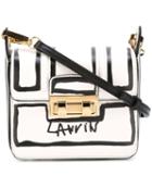 Lanvin Lanvin Jijicrossbodybag Black And White Leather