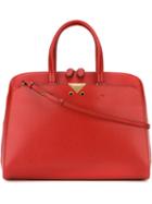 Emporio Armani Rosso Tote, Women's, Red, Leather