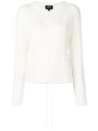 A.p.c. Ribbed Long Sleeve Top - Nude & Neutrals