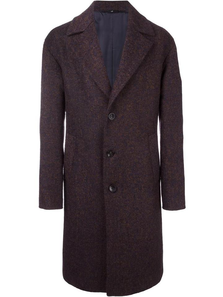 Hevo 'ostuni' Coat, Men's, Size: 50, Blue, Viscose/virgin Wool/polyester/polyamide