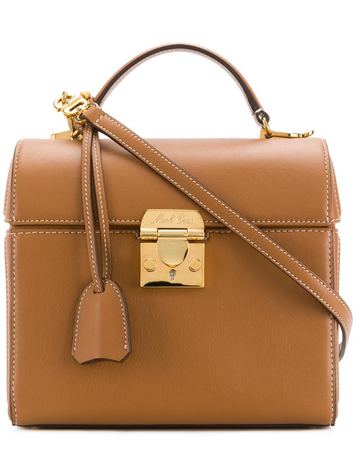 Mark Cross Flap Tote Bag - Brown