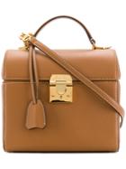 Mark Cross Flap Tote Bag - Brown