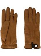 Brunello Cucinelli Nappa Shearling Gloves - Neutrals