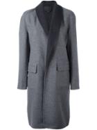 Alexander Wang Reversible Coat, Women's, Size: Small, Grey, Polyamide/wool