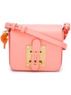 Sophie Hulme Buckle Detail Cross Body Bag, Women's, Pink/purple