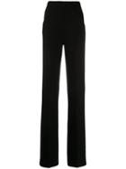 Ermanno Scervino High Waisted Flared Trousers - Black