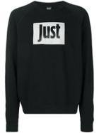 Just Cavalli Just Print Sweatshirt - Black