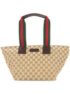 Gucci Pre-owned Shelly Line Tote Bag - Brown
