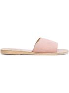 Ancient Greek Sandals Taygete Flat Sandals - Pink & Purple