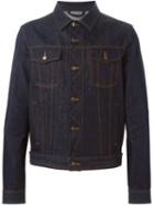 Ami Alexandre Mattiussi Denim Jacket, Men's, Size: Large, Blue, Cotton