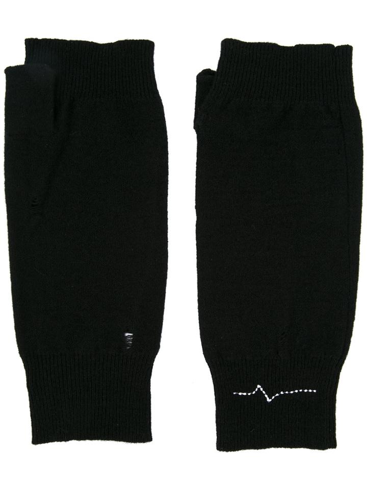 First Aid To The Injured Cor Knitted Gloves - Black