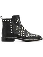 Ermanno Scervino Embellished Ankle Boots - Black