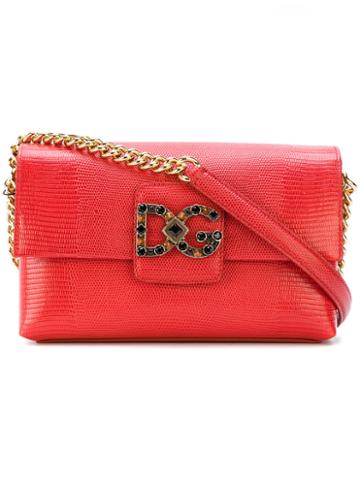 Dolce & Gabbana - Dg Millennials Shoulder Bag - Women - Leather - One Size, Red, Leather
