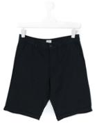 Armani Junior - Teen Casual Shorts - Kids - Cotton/linen/flax - 16 Yrs, Blue