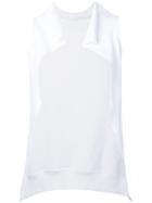Dust - Embroidered Text Vest - Women - Cotton - L, White, Cotton