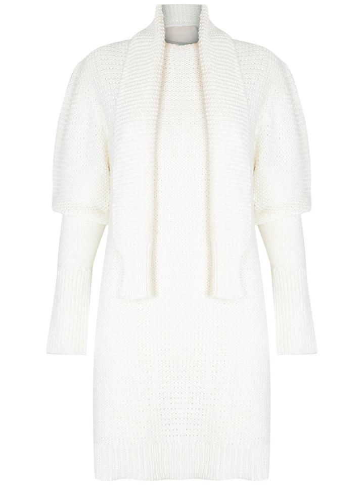Lilly Sarti - Knit Jumper - Women - Cotton/acrylic/viscose - 42, White, Cotton/acrylic/viscose