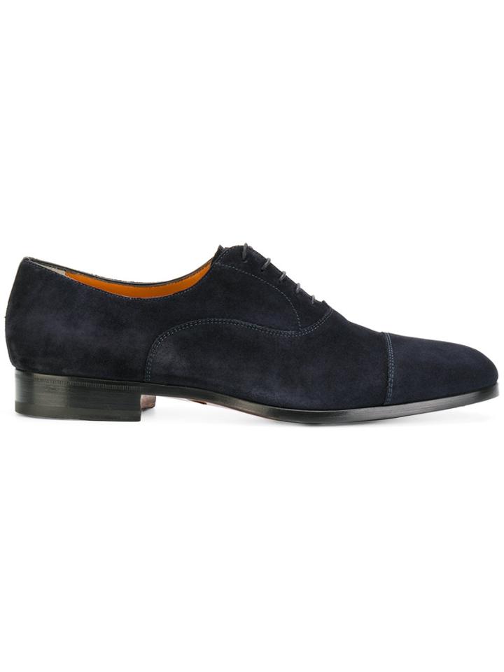 Santoni Classic Derby Shoes - Blue