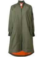 Sea Oversized Bomber Coat - Green
