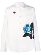 Ps By Paul Smith Print Front Shirt - White