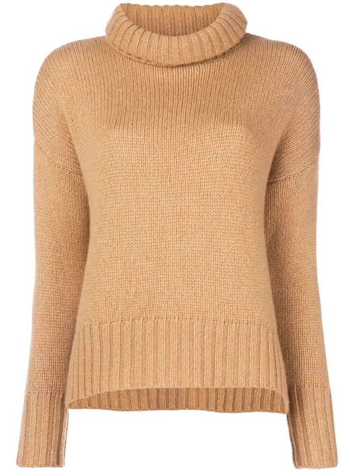 Incentive! Cashmere Cashmere Roll Neck Jumper - Neutrals