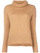 Incentive! Cashmere Cashmere Roll Neck Jumper - Neutrals