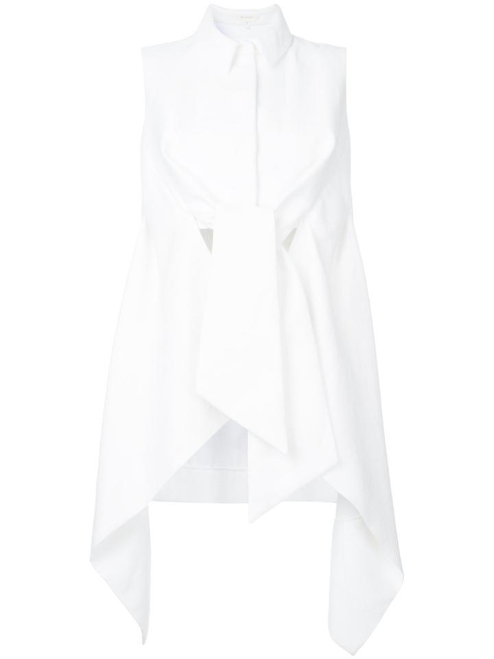 Delpozo Wrap Blouse - White