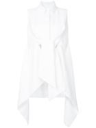 Delpozo Wrap Blouse - White