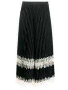 Twin-set Pleated Lace Trousers - Black