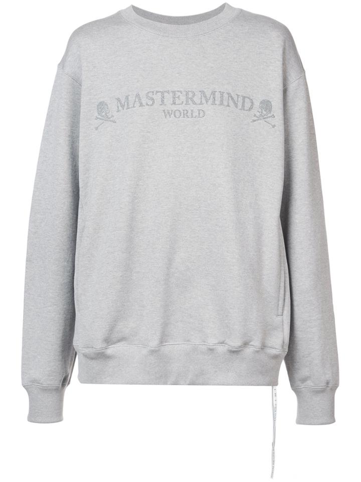 Mastermind Japan Logo Print Sweatshirt - Grey