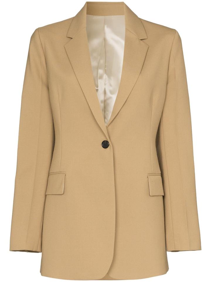 Joseph Morgan Single-breasted Blazer - Brown