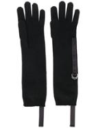 Brunello Cucinelli D-ring Strap Gloves - Black