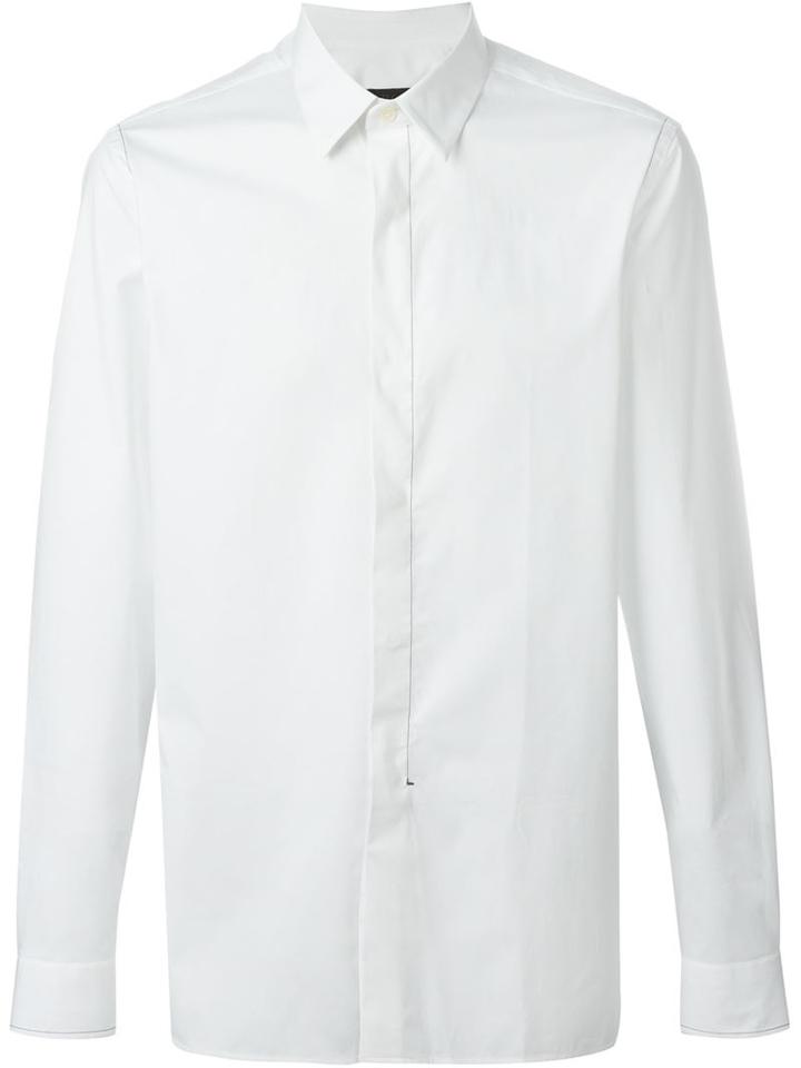 Z Zegna Slim Fit Poplin Shirt