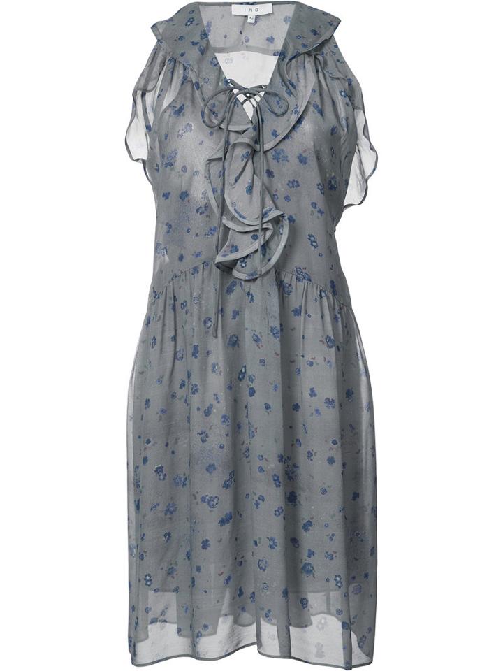Iro - 'jaysan' Dress - Women - Polyester/viscose - 36, Women's, Grey, Polyester/viscose